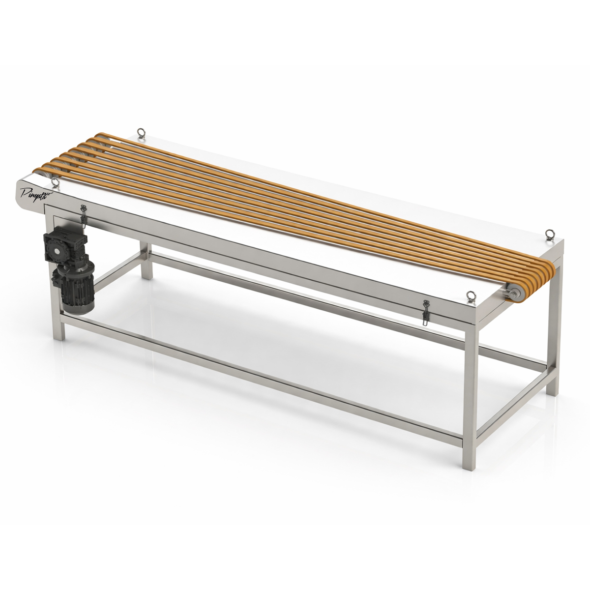 Endüstriyel Soğutma ve Ayırma Konveyör Masası | Pinyata Gıda Makinaları | Çikolata Üretim Hatları, Çikolata Kalıplama, Bar & Kek Gofret Hatları, Rice Cake, Soğutma Tüneli ve Endüstriyel Gıda Makineleri